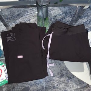 FIGS set black small Zamora jogger Catarina